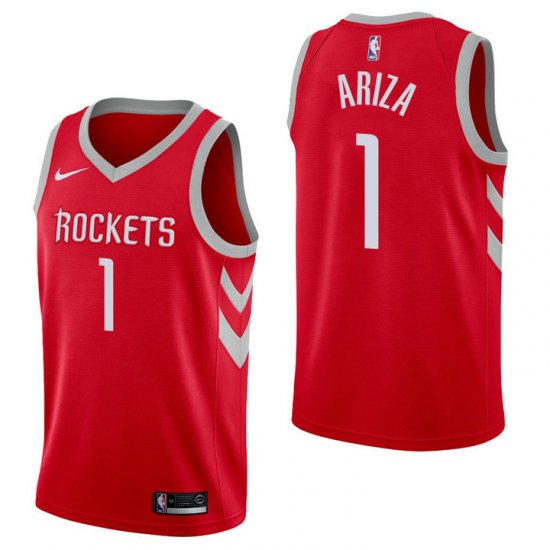 NBA Houston Rockets Trevor Ariza 1 2017-18 Icon Rouge Maillot